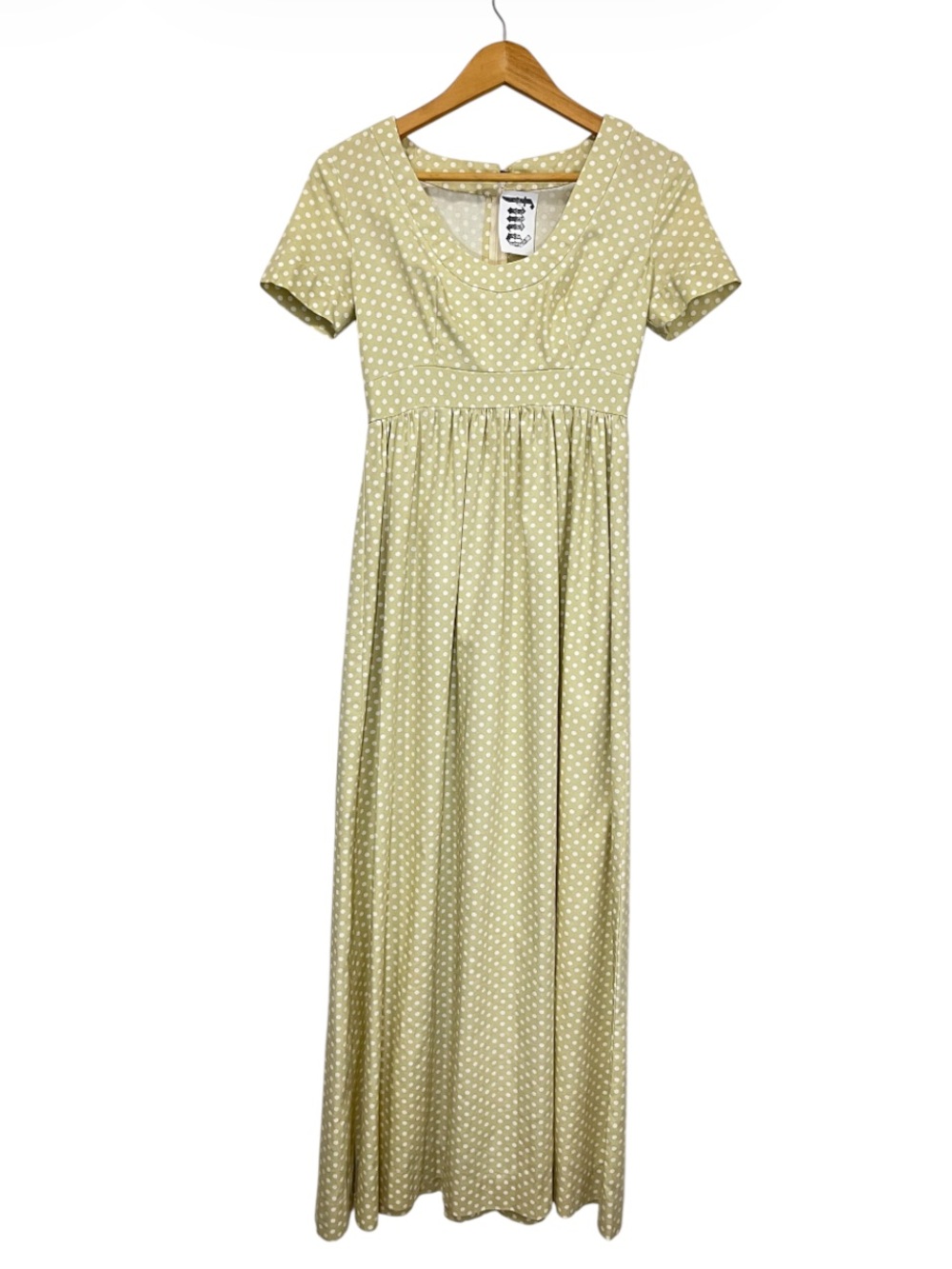 Vintage Handmade 70’s Long Polka Dot Dress